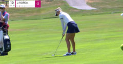Golfistka Jessica Kordová na svojom poslednom turnaji nezaprela české korene