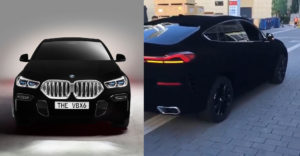 BMW X6 v najčiernejšej farbe na svete natočili naživo. Pôsobí ako auto z počítačovej hry