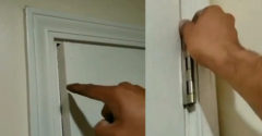 Chlapík radí ako rýchlo opraviť dvere, keď vám nelícujú so zárubňou