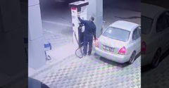 Šofér nezaplatil za benzín. Ešteže na pumpe pracoval Hulk