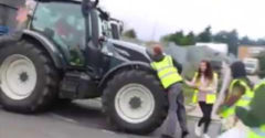 Nehádaj sa s farmárom, ktorého nepoznáš (Vegánsky protest)