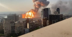Zverejnili doposiaľ nevidené spomalené zábery výbuchu v Bejrúte