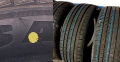 Aký význam majú v skutočnosti farebné pruhy a bodky na pneumatikách?
