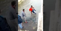 Ani na sekundu nezaváhal a zachránil topiaceho sa muža (Portugalsko)