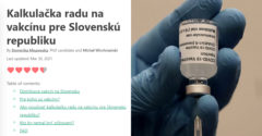 Kedy prídeš na rad v očkovaní? Kalkulačka ti ukáže dátum a aj približný počet ľudí, ktorí sú pred tebou