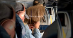 Drzá dievčina v lietadle dostala poriadnu príučku (Pomsta z pekla)