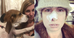 Pes neustále oňuchával majiteľku v oblasti jej nosa. Keď prišla k lekárovi, vypočula si strašnú diagnózu