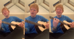 Nepotrebuje okolo seba veľkolepú šou. Ed Sheeran zaboduje aj domácim vystúpením