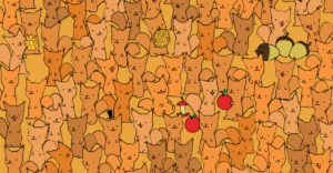 Dokážeš na jesennom obrázku nájsť myš? Ukryla sa medzi desiatkami veveríc