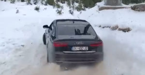 Quattro opäť ukázalo svoju silnú stránku (Audi a sneh)