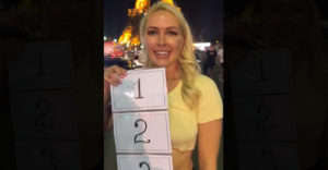 Blondínka ponúka nepeňažnú lotériu v Paríži (Nešťastné číslo)