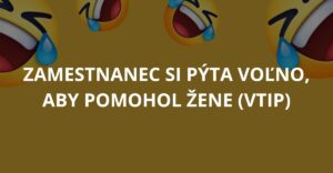 Zamestnanec si pýta voľno, aby pomohol žene (Vtip)