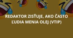Redaktor zisťuje, ako často ľudia menia olej (Vtip)