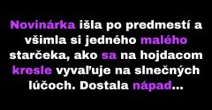 Novinárka zisťuje recept starca na spokojný život (Vtip)