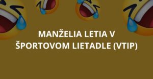 Škót s manželkou letia v športovom lietadle (Vtip)