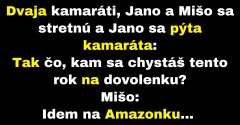 Jano dáva kamarátovi Mišovi rady ohľadom dovolenky (Vtip)