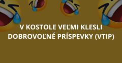 V kostole veľmi klesli dobrovoľné príspevky (Vtip)