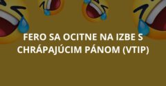 Fero sa ocitne na izbe s chrápajúcim pánom (Vtip)