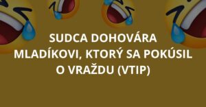 Sudca dohovára mladíkovi, ktorý sa pokúsil o vraždu (Vtip)