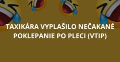 Taxikára vyplašilo nečakané poklepanie po pleci (Vtip)