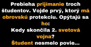 Komisia rozhoduje o prijatí troch rôznych žiakov (Vtip)