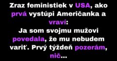 Tri feministky vystúpia na zraze v USA (Vtip)