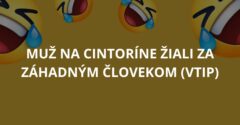 Muž na cintoríne žiali za záhadným človekom (Vtip)