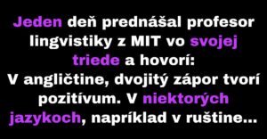 Žiak zaskočí profesora svojou odpoveďou (Vtip)