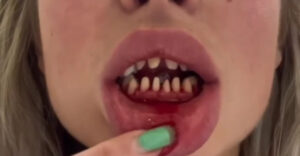 V Turecku si nechala urobiť nové zuby, no ľuďom je teraz na smiech. Čo to má v ústach?