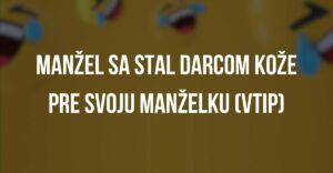 Manžel sa stal darcom kože pre svoju manželku (Vtip)