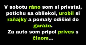 Manželka nečakala taký skorý príchod manžela z rybačky (Vtip)