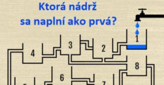 Hádanka dňa: Ktorá nádrž sa naplní ako prvá?