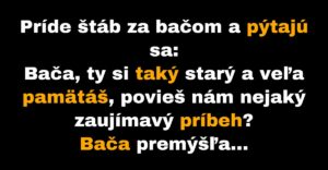 Bača sa zhovára so štábom vlastnou rečou (Vtip)