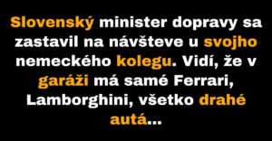 Nemecký minister poradí slovenskému, ako zbohatnúť (Vtip)