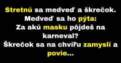 Škrečok si pripraví na karneval neobyčajný kostým (Vtip)